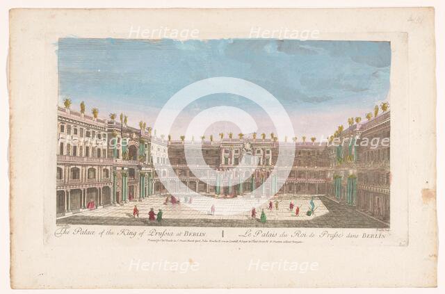 View of the Berliner Stadtschloss in Berlin, 1754-1799. Creator: Anon.