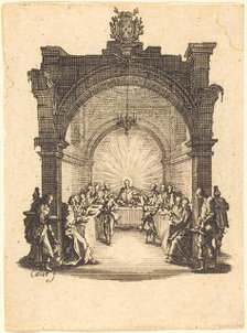 The Last Supper, c. 1624/1625. Creator: Jacques Callot.