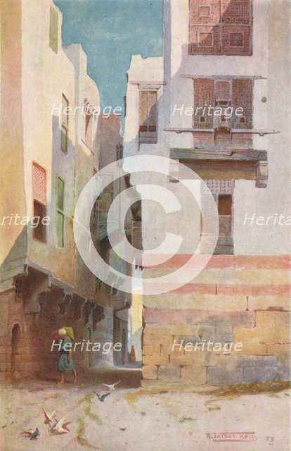 'A Street in Bulak', c1880, (1904). Artist: Robert George Talbot Kelly.