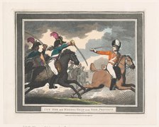 Cut One and Horses Head near Side, Protect, September 1, 1798., September 1, 1798. Creator: Thomas Rowlandson.