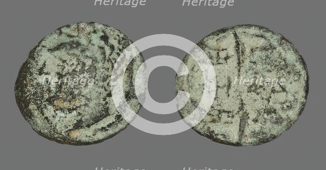 Coin Depicting a Male Head, before 190 BCE (?). Creator: Unknown.