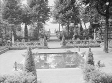 Garden, East Hampton, Long Island, between 1933 and 1942. Creator: Arnold Genthe.