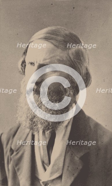 Portrait of the composer Johann Christian Hauff (1851-1929), .