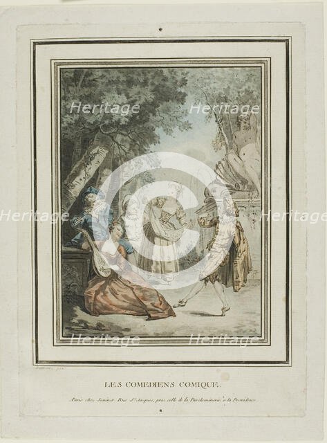 The Comedians, n.d. Creator: Jean Francois Janinet.