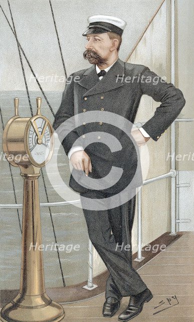 Albert I, Prince of Monaco (1848-1922), amateur oceanographer, 1900. Artist: Spy
