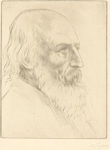 Lord A. Tennyson, 3rd plate. Creator: Alphonse Legros.
