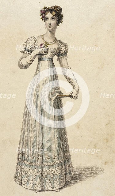 Fashion Plate (Full Dress), 1823. Creator: Rudolph Ackermann.