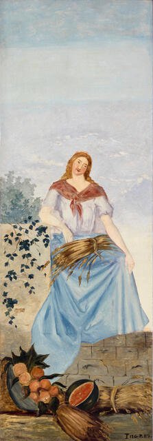 Les quatre saisons - L'été, c.1860. Creator: Paul Cezanne.