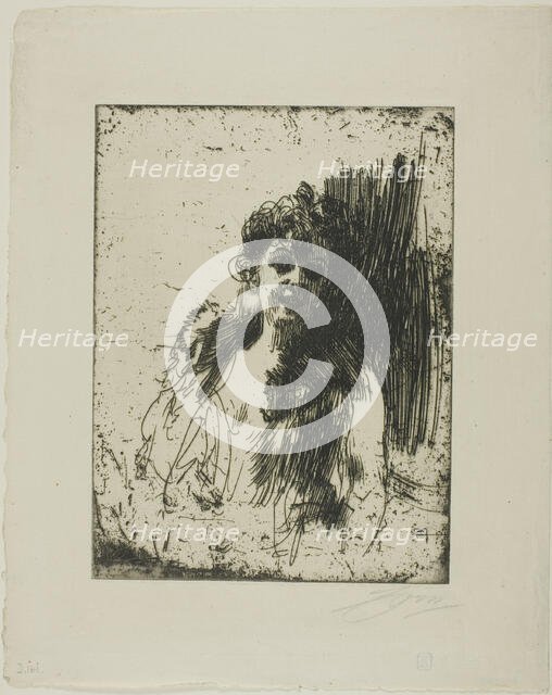 Mrs. Cotton II, 1901. Creator: Anders Leonard Zorn.