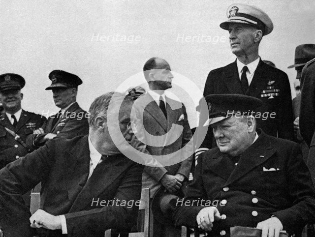 'Architects of Victory: Historic meeting between Churchill and Franklin D. Roosevelt, President of t