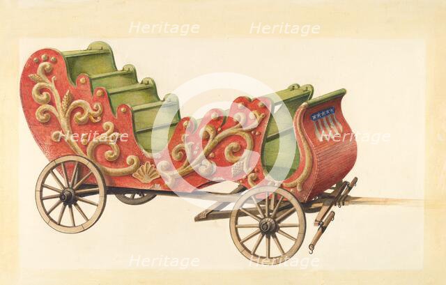 Bishop Hill: Bandwagon, c. 1939. Creator: H. Langden Brown.