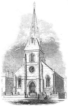 New Congregational Chapel at Hobart Town, 1857. Creator: Unknown.