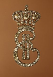 Catherine II's Monogram for the Maids of Honour, Between 1775 and 1780. Artist: Orders, decorations and medals  