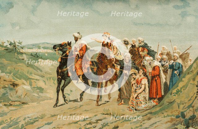 Legend of the Moor's Last Sigh, 1890.  Creator: Unknown.