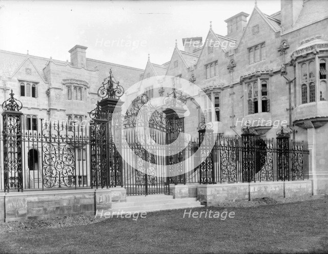 St Albans Quad, Merton College, Oxford, Oxfordshire, 1907. Artist: Henry Taunt