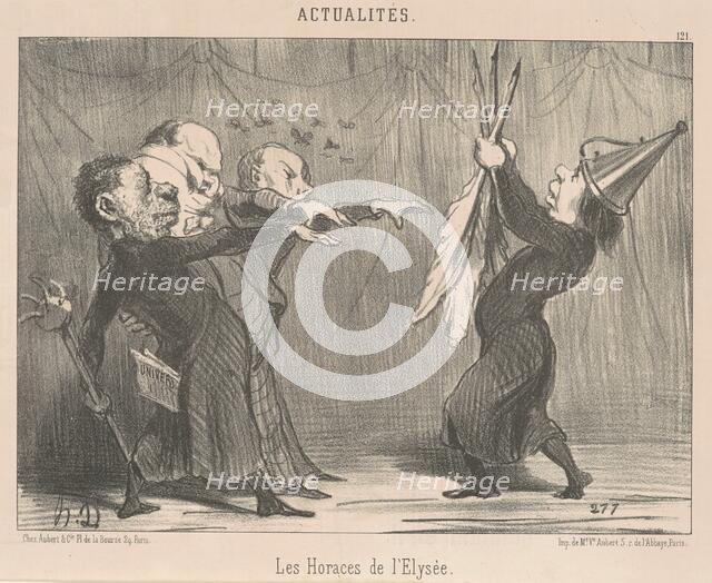 L'empereur soulouque ..., 19th century. Creator: Honore Daumier.