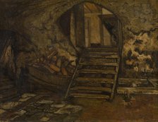 Cellar, 1873. Creator: Willem Linnig II.