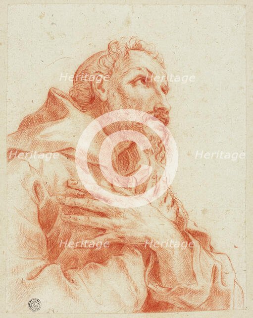 Bust of Male Saint Praying, n.d. Creator: Joachim von Sandrart I.