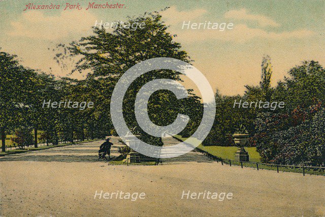 Alexandra Park, Manchester, c1905. Artist: Unknown.