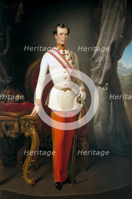 Portrait of Franz Joseph I of Austria, Between 1857 and 1859.