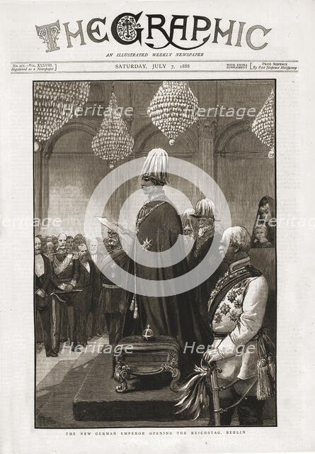 ''The Graphic, Front Cover Saturday July 7th. 1888', 1888. Creator: Unknown.