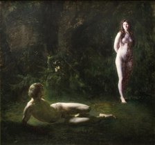 Adam and Eve, 1887. Creator: Julius Paulsen.
