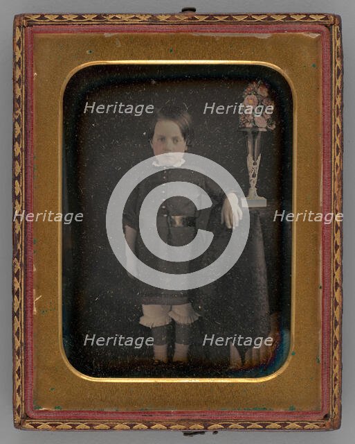 Untitled (Portrait of a Standing Boy), 1848. Creator: Unknown.