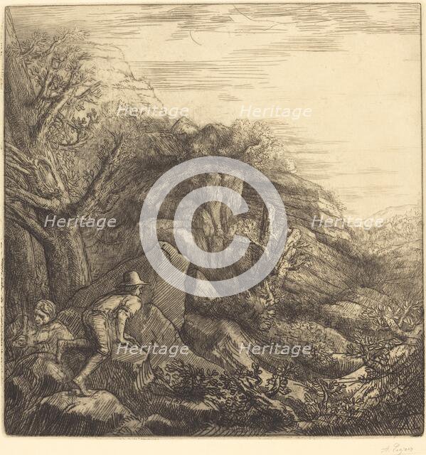 Sunrise (Un lever de soleil). Creator: Alphonse Legros.