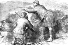 The Prince of Wales grouse-shooting in the Highlands, 1881. Creator: Unknown.