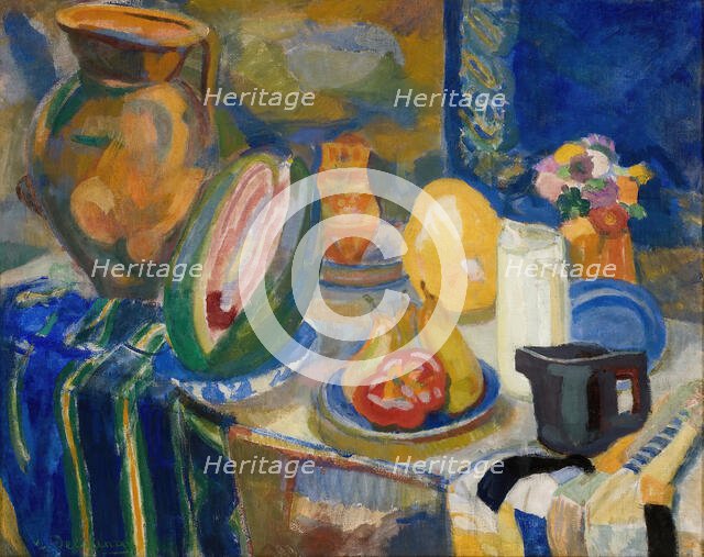 Portuguese still life, 1915. Creator: Delaunay, Robert (1885-1941).