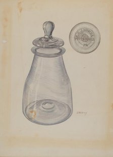 Preserving Jar, c. 1941. Creator: Joseph Mitry.