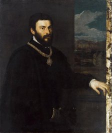 Portrait of Count Antonio Porcia, ca 1535-1540. Creator: Titian (1488-1576).