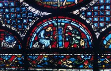 Stained glass, Chartres Cathedral, France, 1194-1260. Artist: Unknown