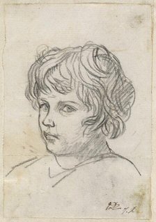 Head of a Boy, 1775/80. Creator: Jacques-Louis David.