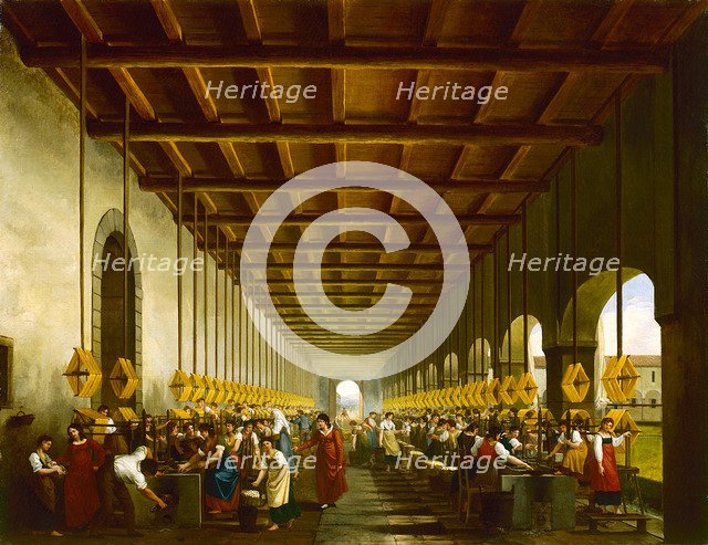 Textile mill in Bergamo.