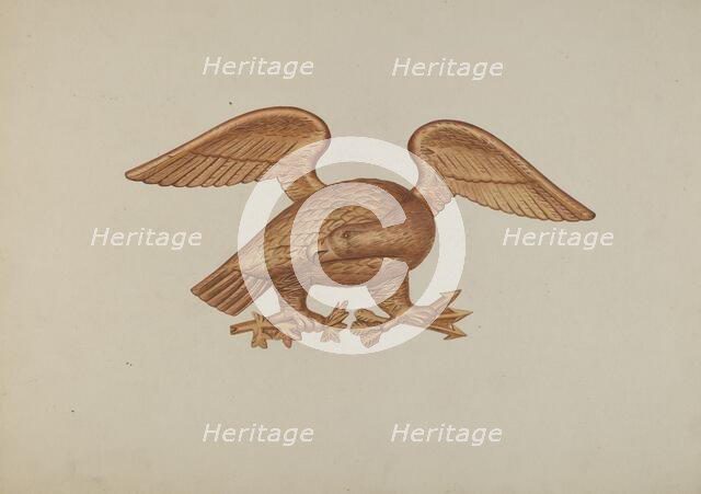 Wooden Eagle, c. 1939. Creator: Henry Murphy.