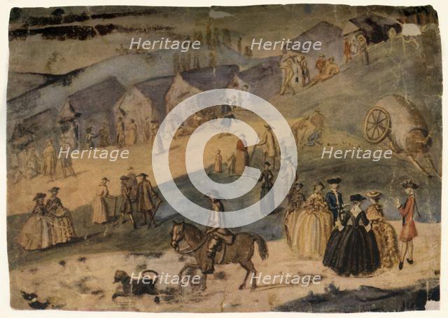 'A Country Scene', c1750, (1934).  Creator: Susanna Duncombe.