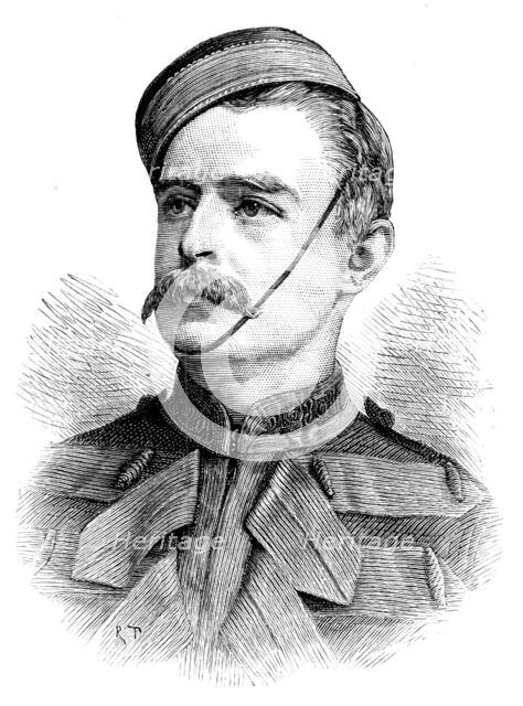 Captain F. E. Younghusband, King’s Dragoon Guards, Gold Medallist, Royal Geographical Society, 1890. Creator: R. Taylor.