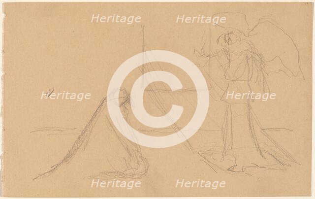 Study of Figures, 1890/1897. Creator: Charles Sprague Pearce.