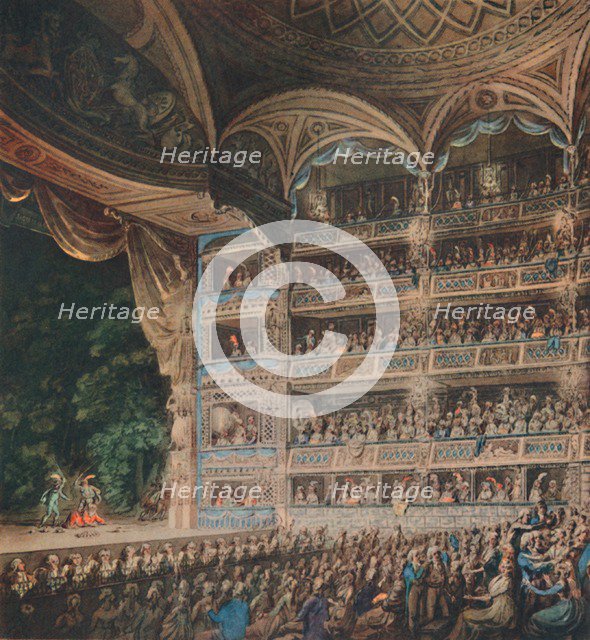 'Interior of Drury Lane Theatre', 1795, (1948). Creator: Edward Dayes.
