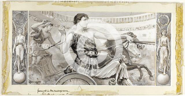 Foremost in the Envious Race, 1885. Creator: Will H. Low.