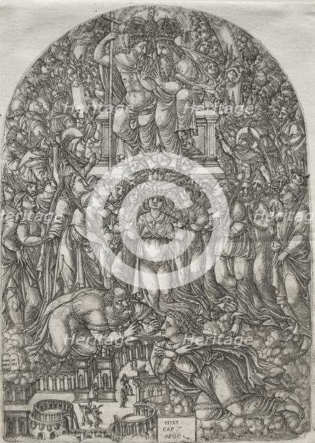 The Apocalpse: An Innumerable Multitude which stand before the Throne, 1555. Creator: Jean Duvet (French, 1485-1561).