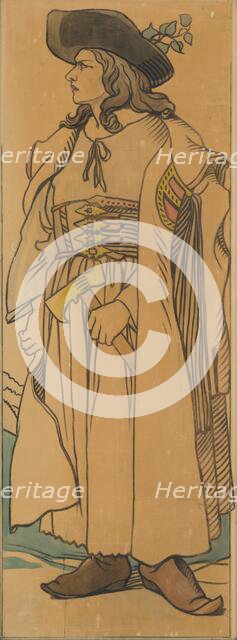 Figure of a Slovak Highwayman, around 1905. Creator: Mikolas Ales.