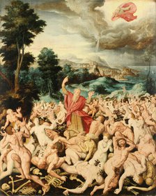 The Vision of the Prophet Ezekiel, 1565. Creator: Fendt, Tobias (1520/30-1576).