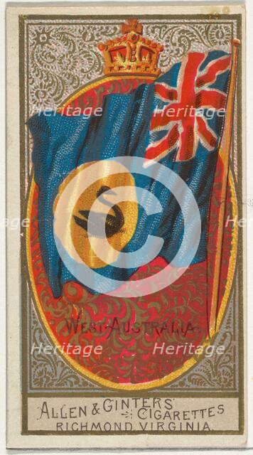 West Australia, from Flags of All Nations, Series 2 (N10) for Allen & Ginter Cigarettes Br..., 1890. Creator: Allen & Ginter.