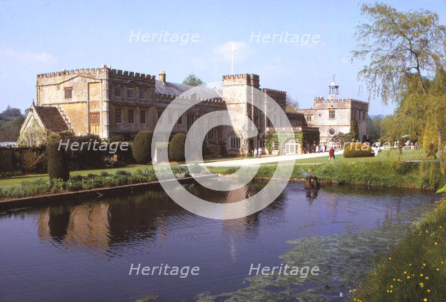 South Front of Forde Abbey, Dorset from the Long Pond, 20th century. Artist: CM Dixon.
