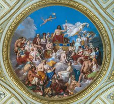The Olympus. Ceiling tondo in the Sala dell'Iliade in the Palazzo Pitti, 1819-1825.
