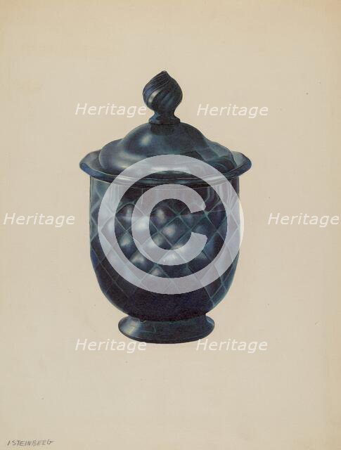 Sugar Bowl, c. 1940. Creator: Isidore Steinberg.