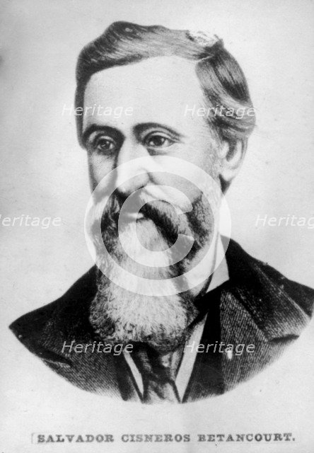 Salvador Cisneros Betancourt, Marquis of Santa Lucia (1828 - 1914 ), Cuban politician, c1910. Artist: Unknown