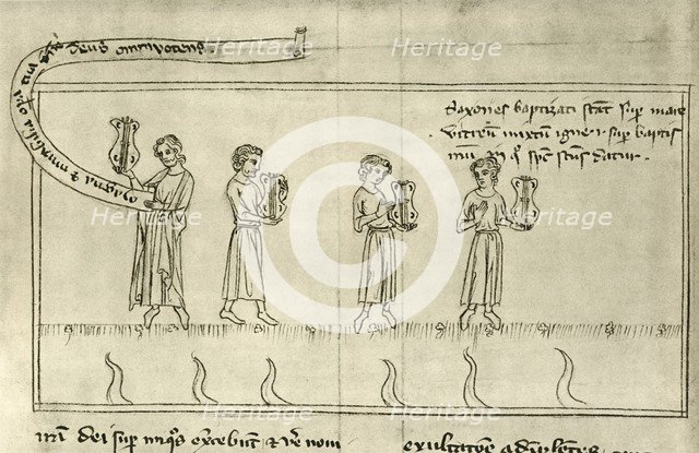 'Oliphants and crots; Scriptum super apocalypsim, from the end of the fourteenth century.', 1948. Artist: Unknown.